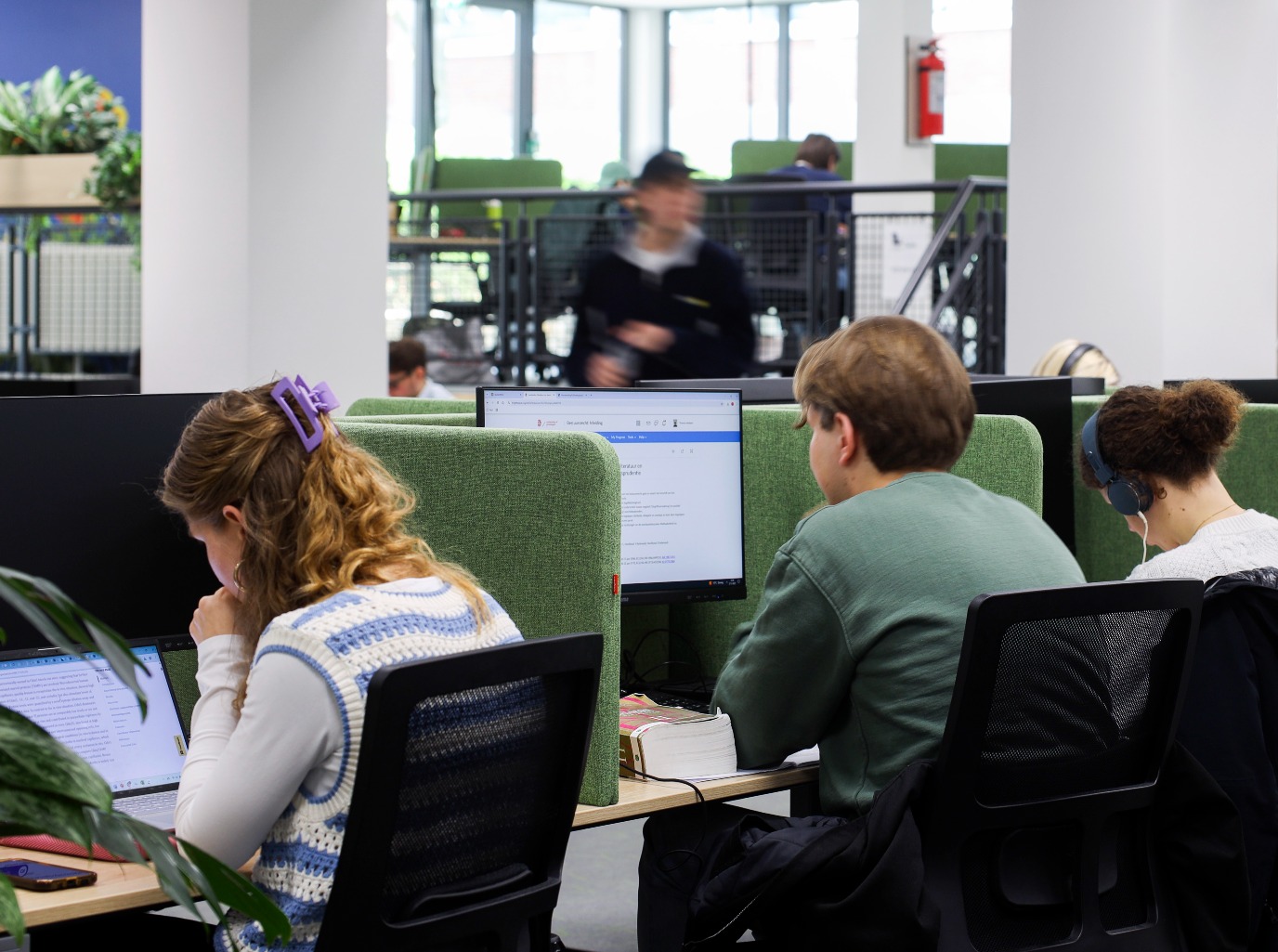 Eerste rij computers